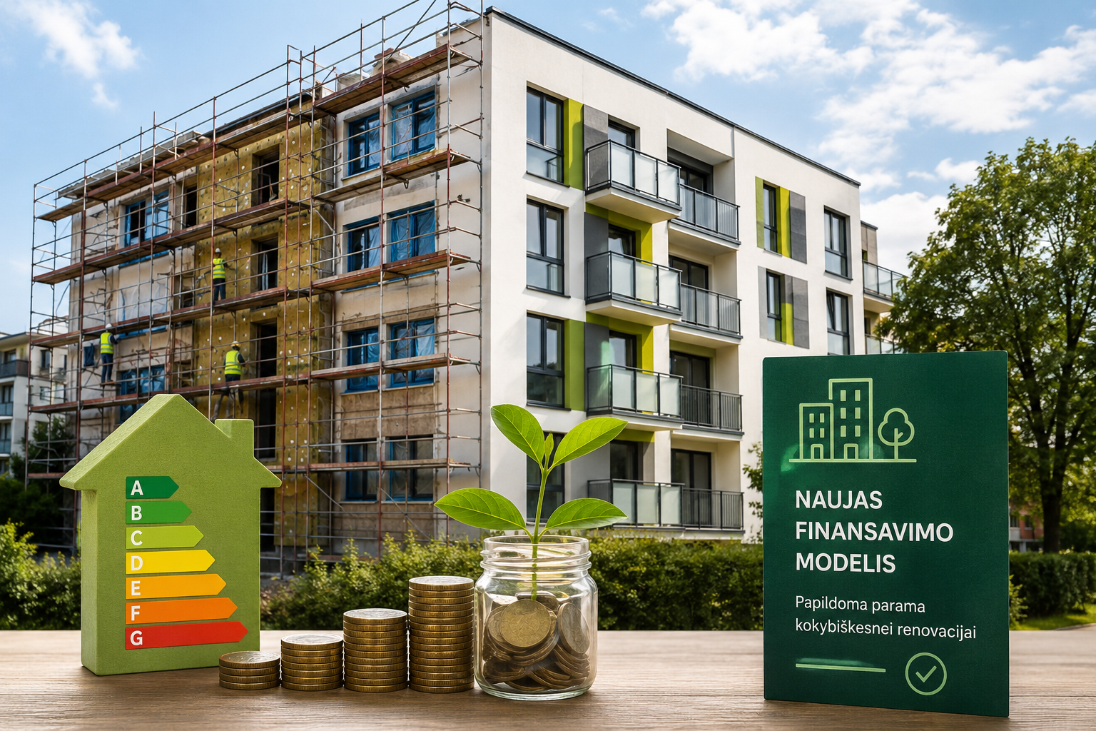 Naujas daugiabučių renovacijos finansavimo modelis: ką reikia žinoti?